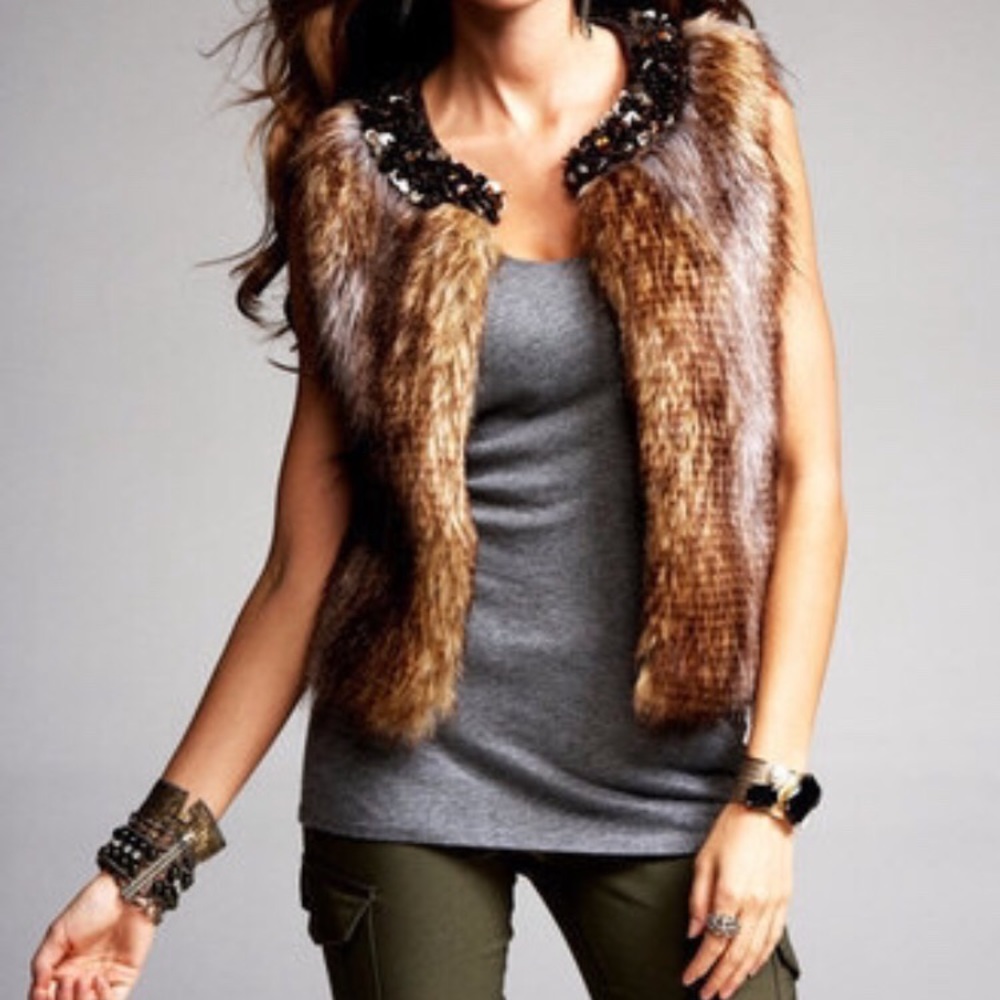 EXPRESS Faux Fur Vest